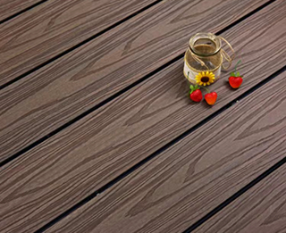 Co Extrusion Decking Capped WPC Hollow board 140x23mm