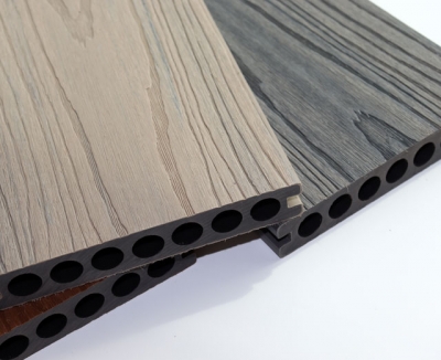 Co Extrusion Decking Capped WPC Hollow board 150x23mm