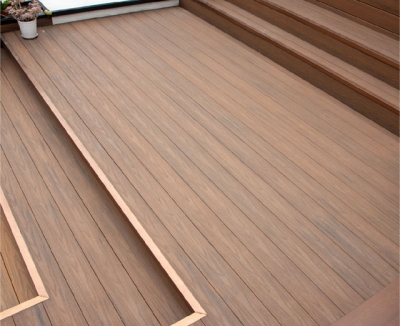 Co Extrusion Decking Capped WPC Hollow board 140x23mm